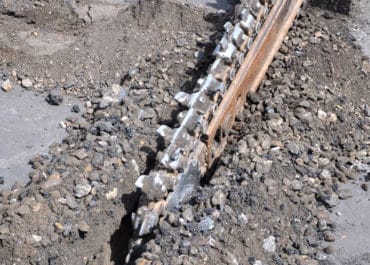 Cable laying of fibre optic cables