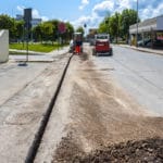 Micro-Trenching zur Glasfaserverlegung mit Grabenfräsen von LIBA