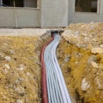 Micro-Trenching für Glasfaser