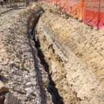 Micro-Trenching für Glasfaser