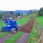 Kabelverlegung von Glasfaserkabeln